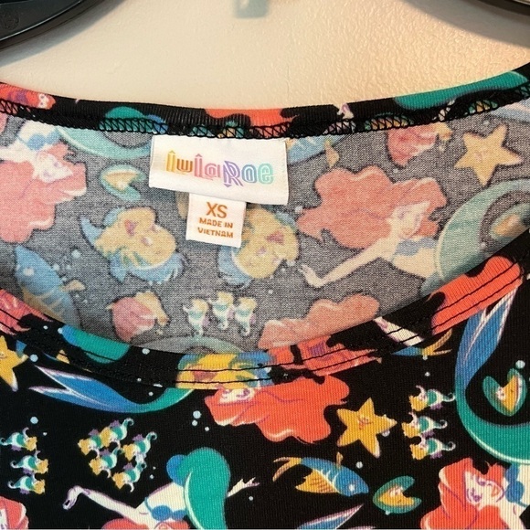 Lularoe Little Mermaid Top, Size Xs New - Picture 3 of 9